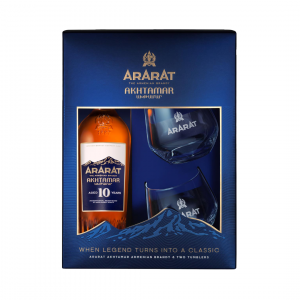 ARARAT - AKHTAMAR 10 Y.O. GIFTBOX (WITH 2 GLASSES)